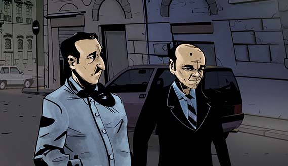 Fotogramma da L'abbraccio - Storia di Antonino e Stefano Saetta